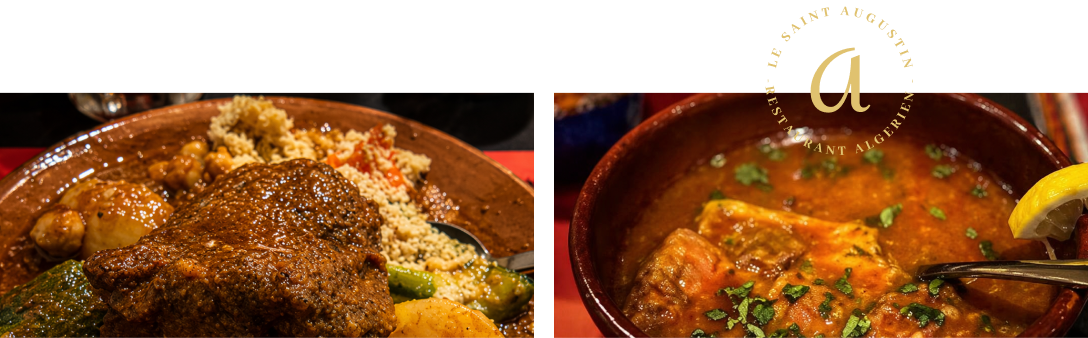 Le restaurant - Le Saint Augustin - restaurant CREMIEU - Restaurant Crémieu -Cuisine algérienne